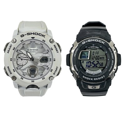 Lot 116 - Two G-Shock Casio gentleman's quartz wristwatches, models 3095 & 5590.