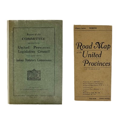 Lot 57 - (India) Road Map and Government Report.