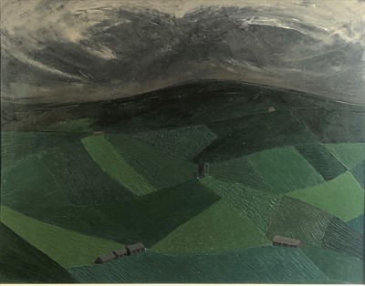 Lot 444 - Peter WARD (b.1936) Castle at Dinas Nancledra,...