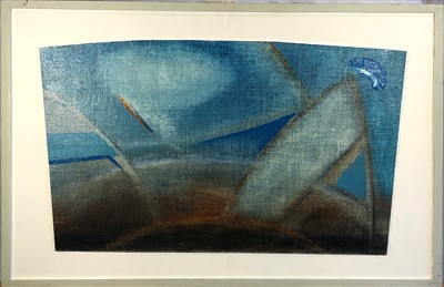 Lot 446 - Peter WARD (b.1936) Night Forms Oil on board...