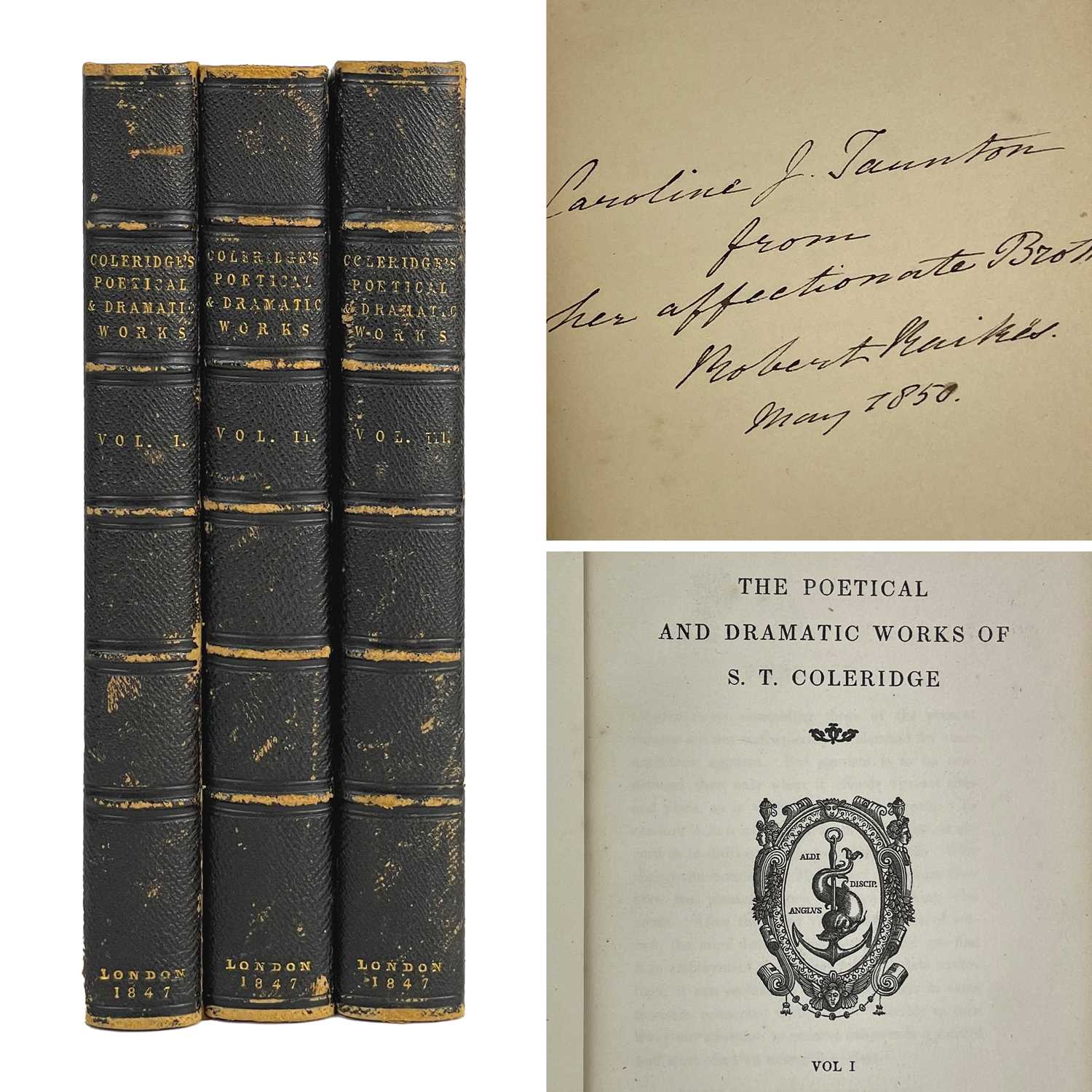 Lot 21 - COLERIDGE, S. T.