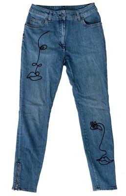 Lot 519 - Four pairs of ladies designer denim jeans.