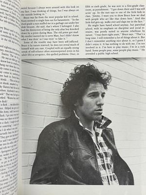 Lot 140 - Bruce Springsteen; Books and tour programme.