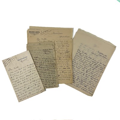 Lot 307 - An interesting folio of Boer War letters.