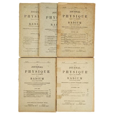 Lot 345 - Marie Curie Original Publication Collection