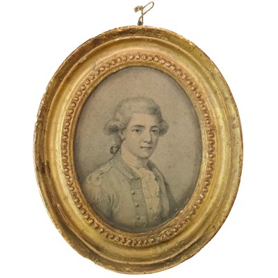 Lot 309 - After John Keyse SHERWIN, An oval portrait of Major John Andre.