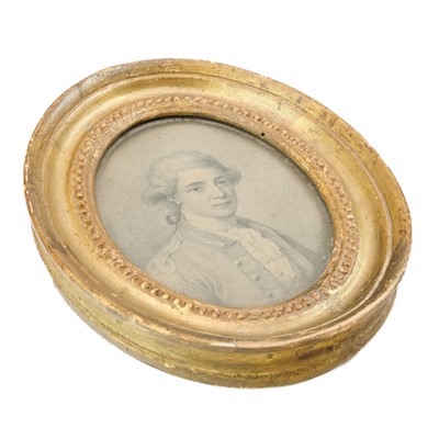 Lot 309 - After John Keyse SHERWIN, An oval portrait of Major John Andre.