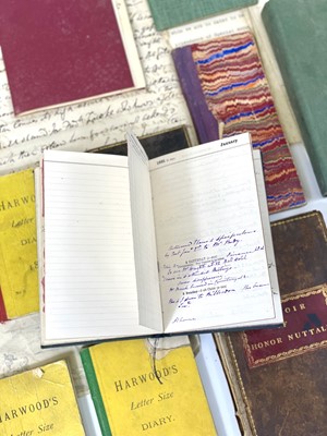 Lot 313 - Fowke family interest, diaries and ephemera.