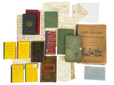 Lot 313 - Fowke family interest, diaries and ephemera.