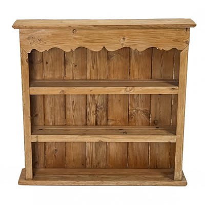 Lot 343 - A small pine wall rack.