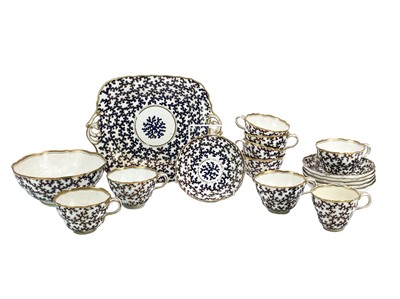 Lot 561 - A 19th century Worcester part tea service.