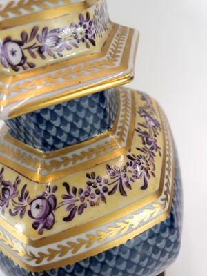 Lot 170 - A Paris porcelain lamp base.