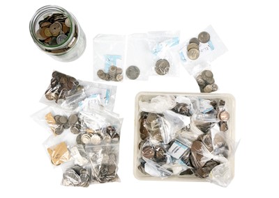 Lot 4 - British pre decimal and world coinage - a quantity - 15.3kg