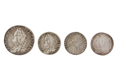 Lot 10 - GB George II and III silver coins