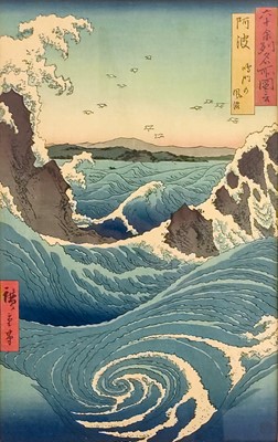 Lot 1025 - A Japanese woodblock print, Utagawa Hiroshige (1797-1858)