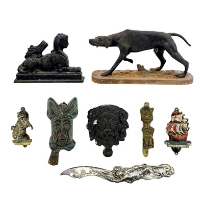 Lot 108 - A Russian cast iron model of a hound.