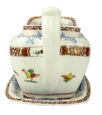 Lot 545 - A Spode teapot, cover and stand.