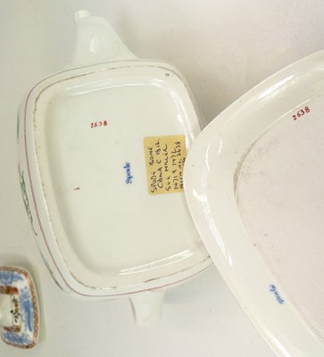 Lot 545 - A Spode teapot, cover and stand.