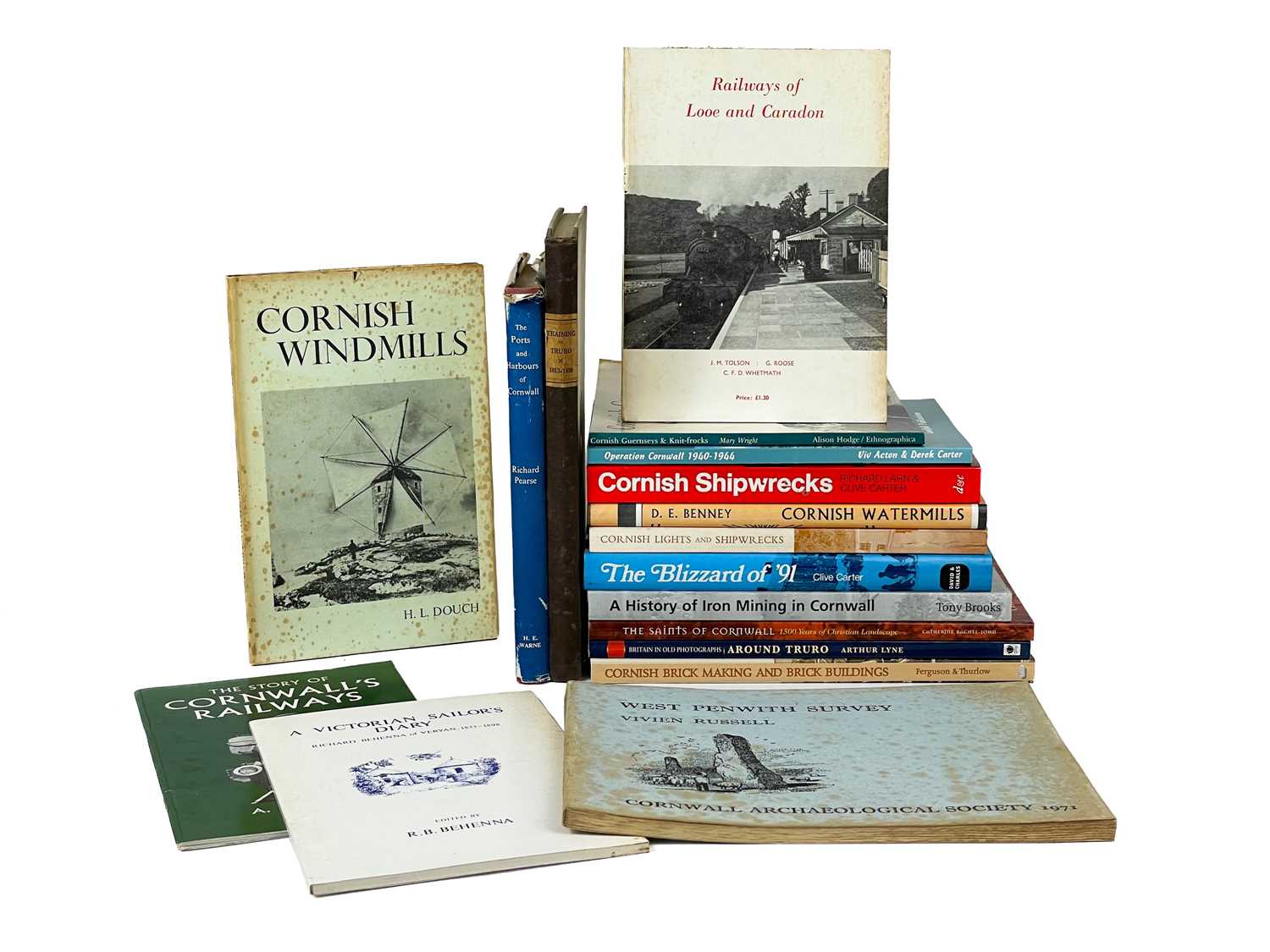Lot 93 - (Cornwall interest) Seventeen diverse works.