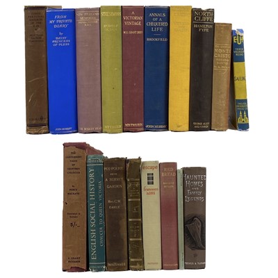 Lot 553 - Seventeen 20th Century clothbound works