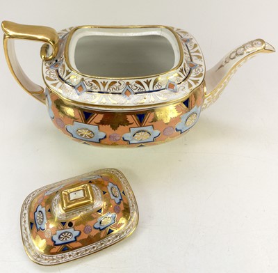 Lot 541 - A Ridgway porcelain teapot and cover.