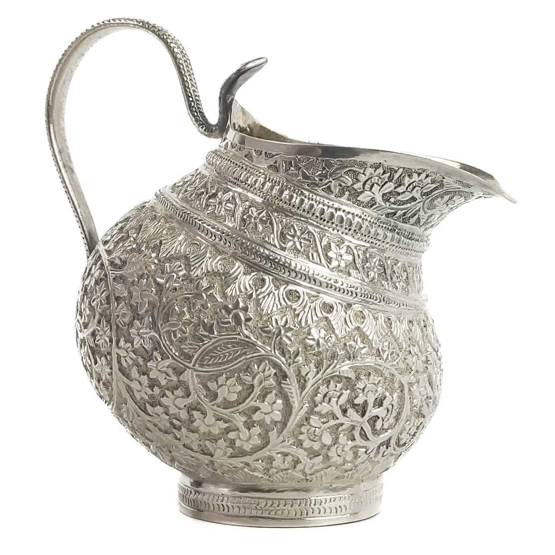 Lot 67 - An Indian silver jug, circa 1900.