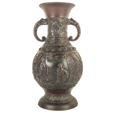 Lot 1126 - A Chinese bronze vase, 19th century.