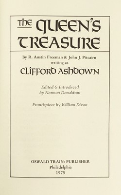 Lot 80 - ASHDOWN, Clifford (pseud. R. Austin Freeman and John J. Pitcairn)
