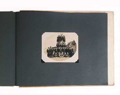 Lot 1050 - K.M. Fardell, photograph album, China Station, 1913-1914.
