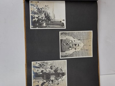 Lot 1050 - K.M. Fardell, photograph album, China Station, 1913-1914.