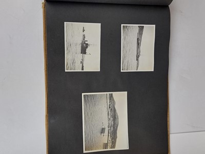 Lot 1050 - K.M. Fardell, photograph album, China Station, 1913-1914.