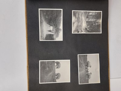 Lot 1050 - K.M. Fardell, photograph album, China Station, 1913-1914.