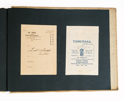 Lot 1050 - K.M. Fardell, photograph album, China Station, 1913-1914.