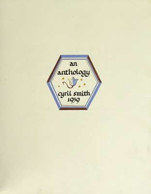 Lot 37 - (Sketchbook and Poem) SMITH, Cyril.