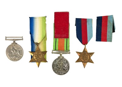 Lot 207 - WWII group of five medals