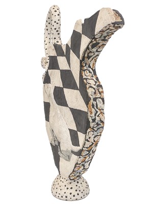 Lot 600 - A John Mullin ceramic ewer, painted with Bull terriers.