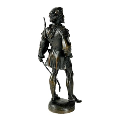 Lot 20 - A bronze Robin Hood figure.