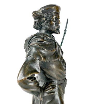 Lot 20 - A bronze Robin Hood figure.