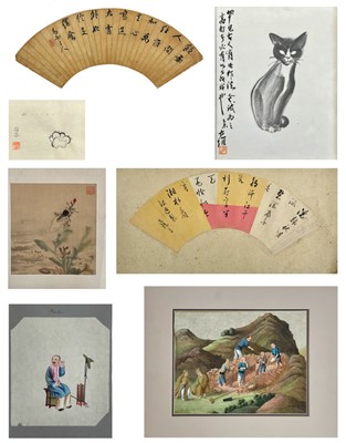 Lot 1449 - A Chinese watercolour entitled Barbier.