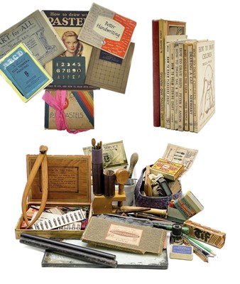 Lot 291 - Artist's equipment and artist books