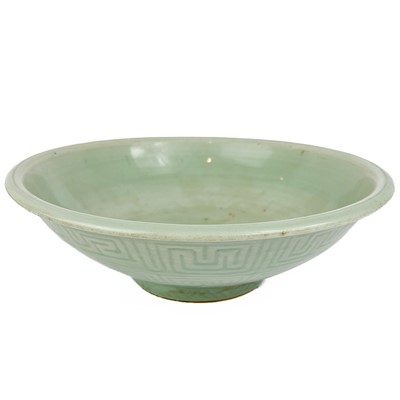 Lot 1158 - A Chinese celadon bowl, 19th century.