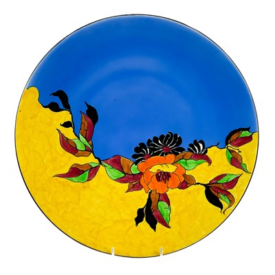 Lot 491 - A Wilkinson pottery Indian Summer pattern charger.