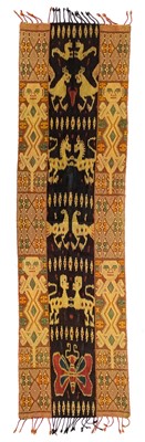 Lot 1445 - A Sumba cotton Ikat, Indonesia, 20th century.