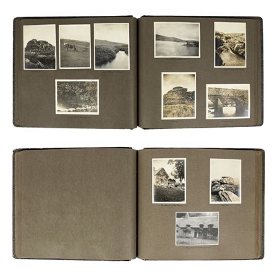 Lot 320 - Two albums of photographs, Dartmoor and South Devon.