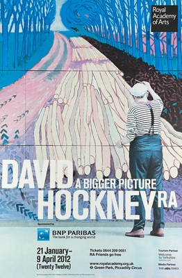 Lot 247 - Two Royal Academy of Art prints Advertising boards for David Hockney and Anselm Kiefer