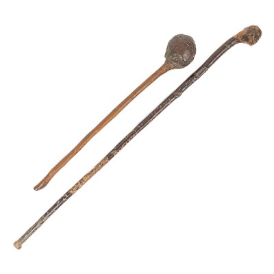 Lot 194 - A possible Solomon Islands throwing club.