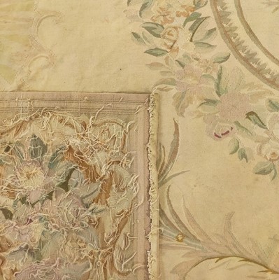 Lot 380 - A French Aubusson carpet, 20th century.