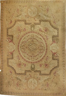 Lot 302 - A French Aubusson carpet.