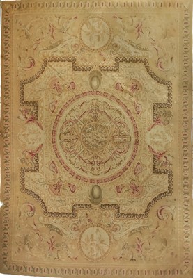 Lot 274 - A French Aubusson carpet.