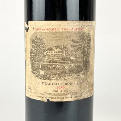 Lot 263 - A bottle of Chateau Lafite Rothschild Pauillac 1980.